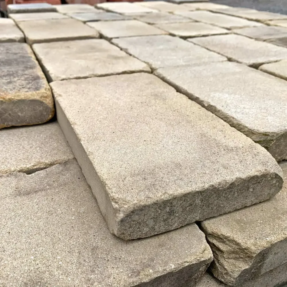 Buff Mix - Tumbled Yorkstone Setts - Stone UK