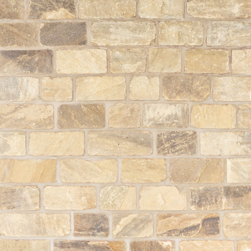 Bronte Riven Natural Tumbled Yorkstone Setts